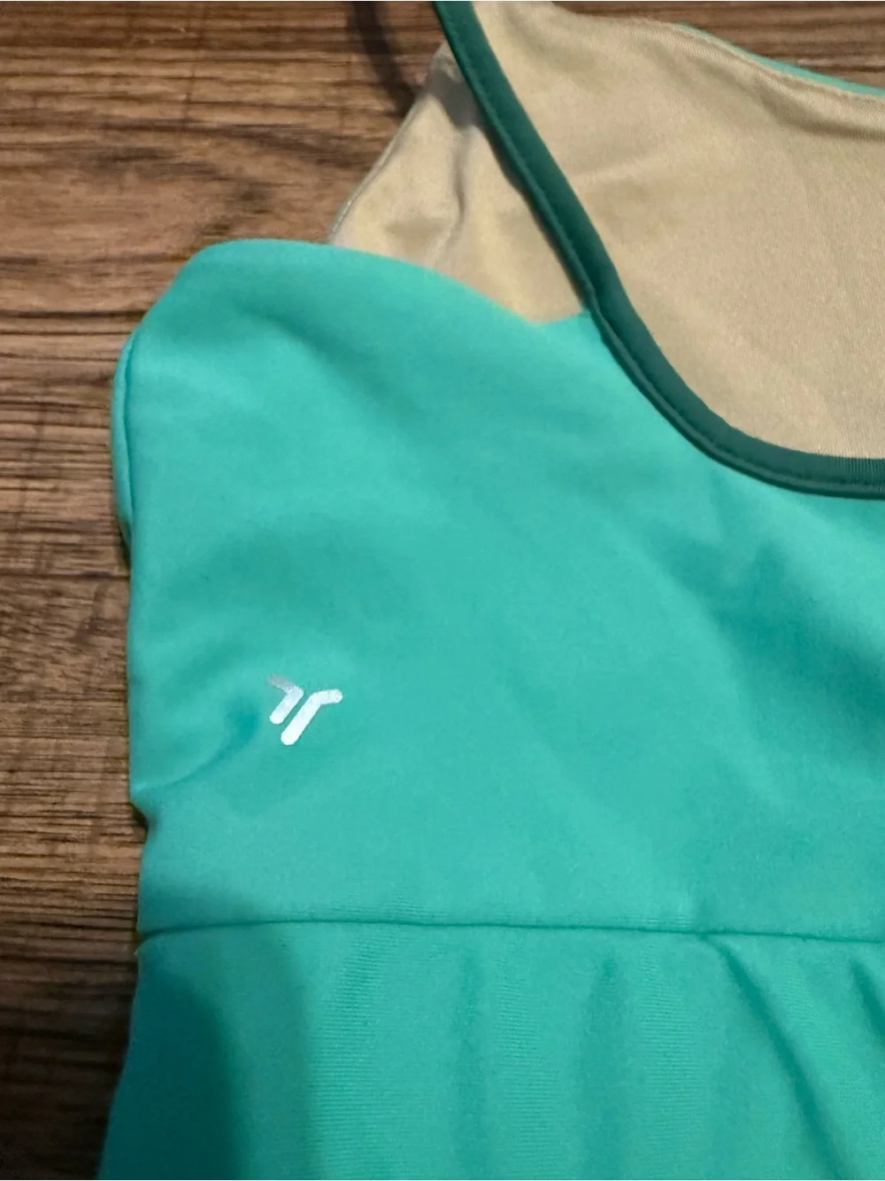 Old Navy Aqua & Light Yellow Sports Bra for Girls